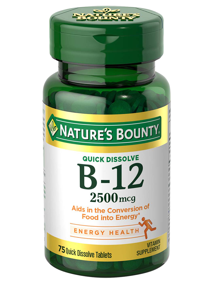 Nature's Bounty Vitamin B-12 2500mcg 75's tablet