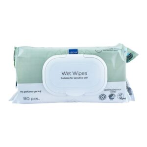 Abena Adult Wet Wipes with Lid 80 Pcs. Pack  Pcs