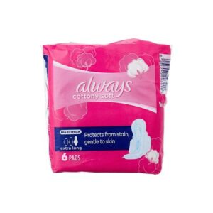 Always Cottony Soft Maxi Thick Extra Long Sanitary Pads 6 Pcs. Pack 8006540621691  sanitary napkins