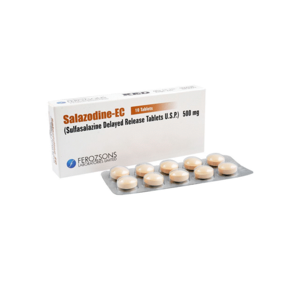 Salazodine EC 500 mg 500mg tablet 1x10's