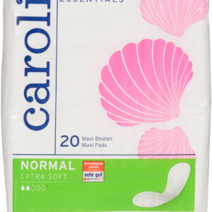 Caroli Maxi Normal - Extra Soft Sanitary Pads 20 Pcs. Pack  Pcs