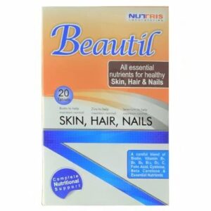 Beautil Skin, Hair & Nails Supplement 2 x 10's Tablets Pack  tablet