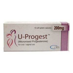 U-Progest 200mg capsule 1x10's