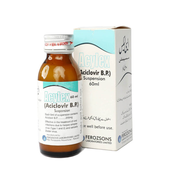 ACYLEX (Acyclovir) 200mg/5ml 60 ML SUSPENSION