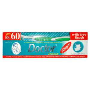 Doctor Toothpaste 200 gm + Free Brush  toothpaste