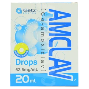 Amclav 62.5mg / ml drops 20 ml